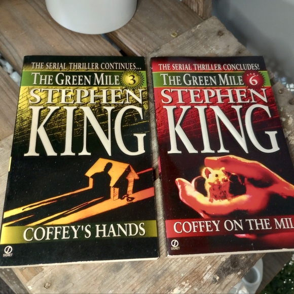 Stephen King The Green Mile Book Series Parts 1 2 3 6 Softcover Drama Thriller - Picture 5 of 6